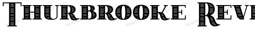 Thurbrooke Reverso字体转换